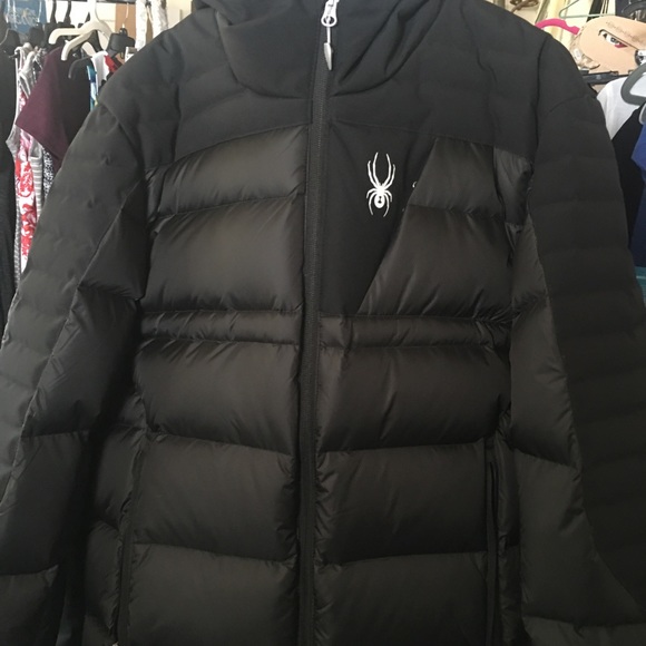 Men's Spyder Bernese Down Jacket - Picture 4 of 8